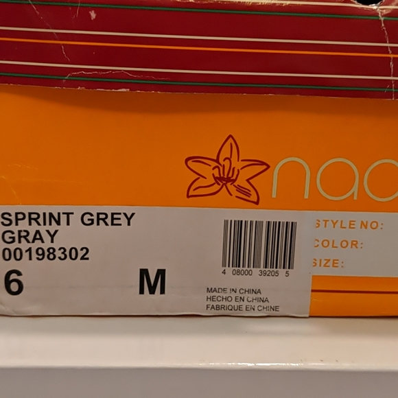 Nadara Sprint Gray Heeled Boots Size 6M - Picture 4 of 4